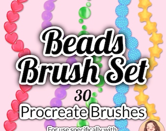 Beads Procreate Brushes, iPad Art (Digital Download)