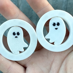 Ghosty! The Fidget Toy - Happy and Sad - Looks like a squid when spun! Halloween! Play by yourself and Share Mode!