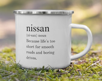 Uk/Aus Nissan Patrol GQ GU, Nissan four wheel drive, 4WD Gift Ideas, Gifts for car lovers, Four Wheel Drive Mug, 4x4 Car Enamel Camping Mug