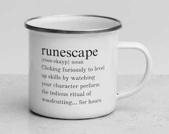 FUNNY Runescape gift, Runescape mug, Runescape Ironman, OSRS Ironman, Runescape collectibles, OSRS Collectibles, Runescape 3, Present Ideas