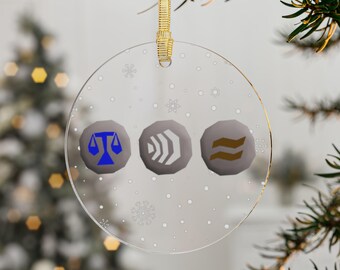 Ornamento natalizio Runescape Home, decorazioni per l'albero di Natale in legno Old School Runescape, regalo unico, regali per giocatori OSRS, decorazioni natalizie