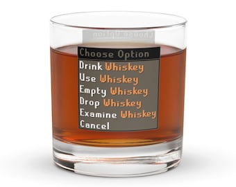 Runescape Funny Whiskey Rocks Lowball Glass Gift, idee regalo uniche di alta qualità esilaranti di Runescape 3 e Old School Runescape Reference