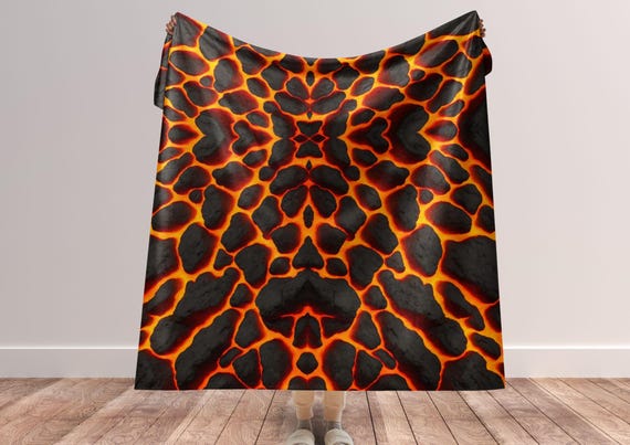 Infernal Cape Runescape Blanket, Old School Runescape The Inferno Soft Polyester Sublimated Sherpa Blanket Gifts, Homeware Gift, Plush Cozy