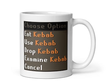Mangia Kebab Tazza divertente Runescape