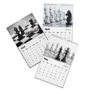 CLEARANCE - Chess 2024 Day-to-Day Calendar - A Year of Chess Puzzles