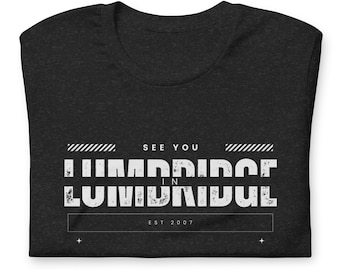 Idee regalo per magliette Runescape, maglietta divertente con riferimento a Runescape "Ci vediamo a Lumbridge", idee regalo Old School Runescape e Runescape 3