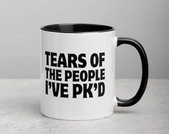 Idee regalo per tazze Runescape, tazza "Tears" Player VS Player RS Reference Mug, vecchia scuola Runescape e Runescape 3 Idea regalo