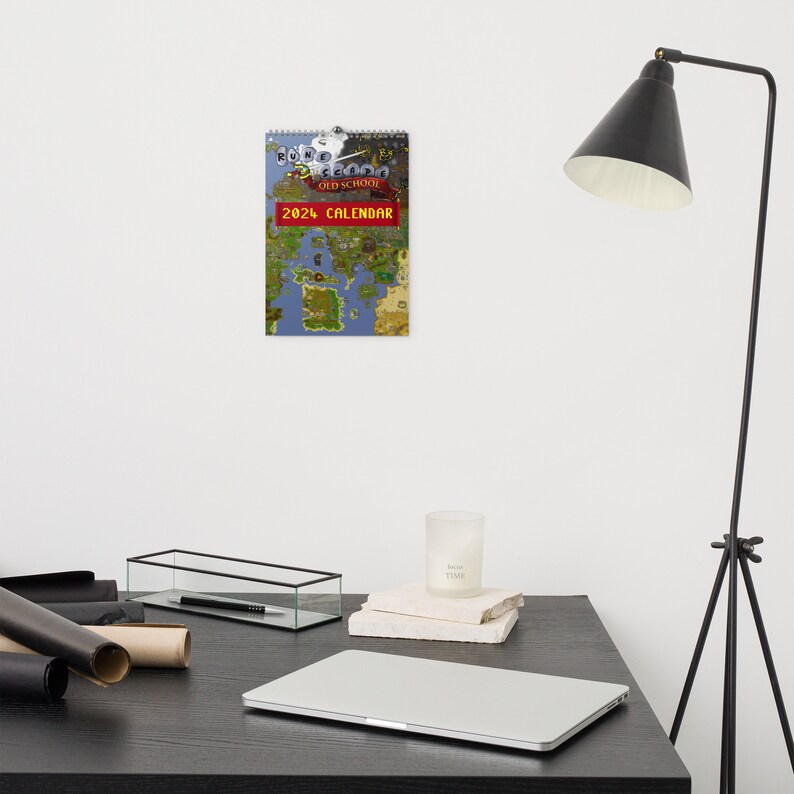 Runescape Calendar 2024 Gift Old School Runescape Ironman Etsy