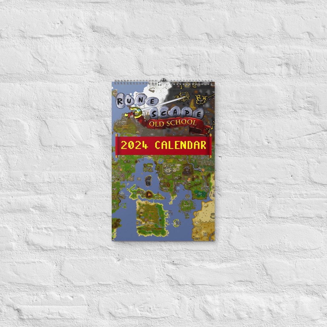 USA & CANADA Runescape Calendar 2024 Gift Old School Etsy