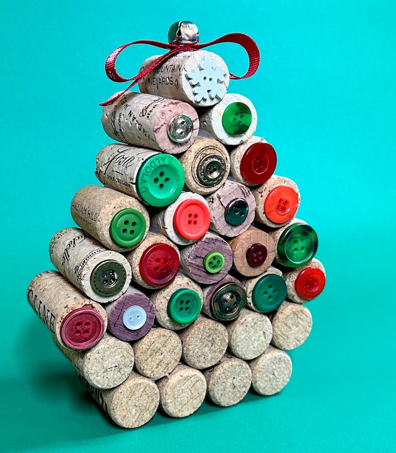 Wine Cork Christmas Tree Etsy