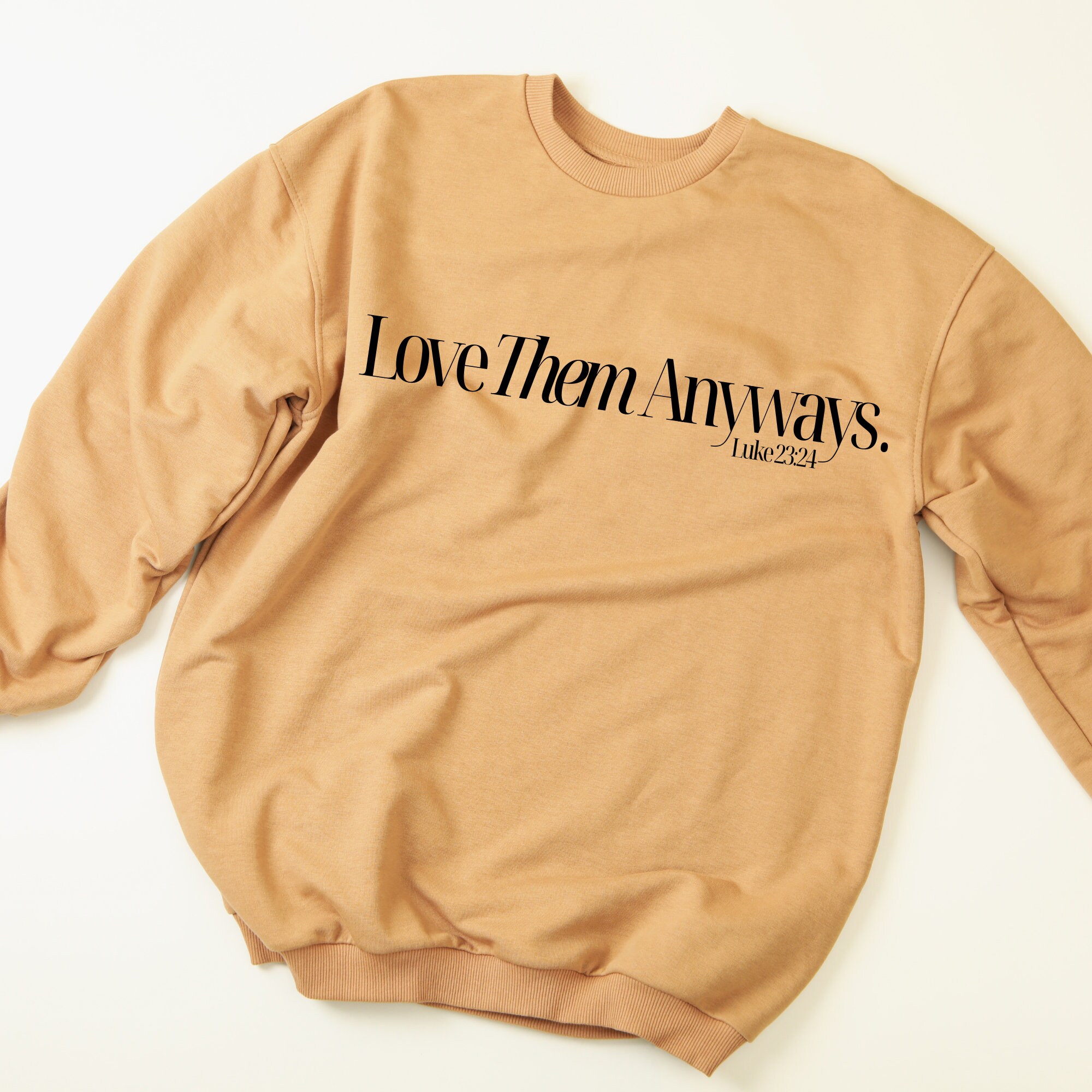 Love Them Anyway Svg, Luke 23 Svg, Inspirational Svg, Bible Svg, Jesus