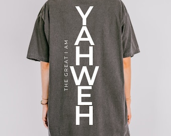 Yahweh Svg, Great I am  Svg, Inspirational Svg, Bible Svg, Jesus Svg, Faith Svg, Religious Svg, Pray Svg, Christian Shirt, Worship, Baptism