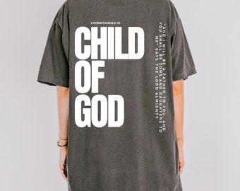 Child of God Svg, Corinthians 6 Svg, Inspirational Svg, Bible Svg, Jesus Svg, Faith Svg, Religious Svg, Pray Svg, Christian Shirt, Worship