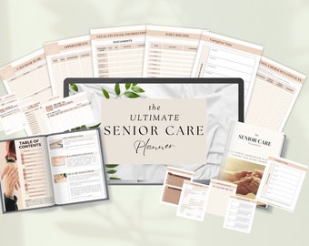 The Ultimate Senior Care Planner - PRINTABLE 120 PAGES