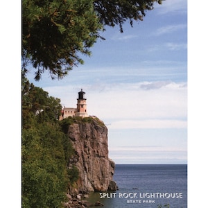 Split Rock Lighthouse State Park, MN - 12" x 18" Poster