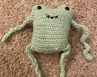 Giant Crochet Leggy Frog