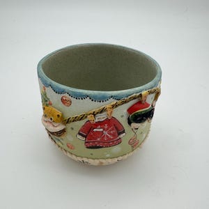 Ceramic coffe cup mug carton,3D Christmas theme,unique