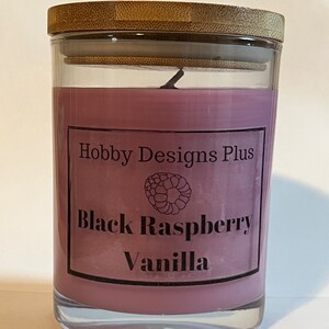 Black Raspberry Vanilla 10 ounce candle