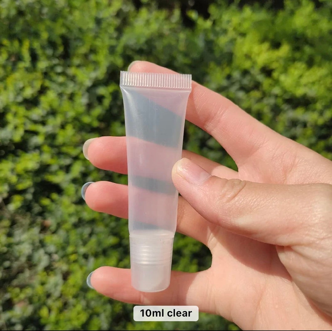 Lipgloss Squeeze Tube Single Tubes Set of 10 Lipgloss Squeeze Tubes Empty Squeeze Tubes Clear
