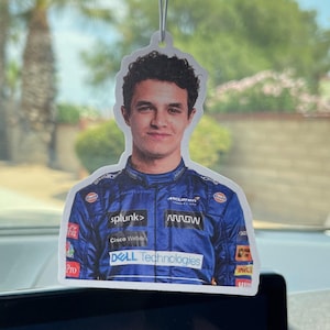 Lando Norris Car Air Freshener / Perfect for Sports Lovers / McLaren