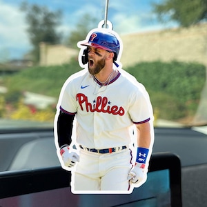 Bryce Harper Celebrating Car Air Freshener / Perfect for Sports Lovers / Philadelphia