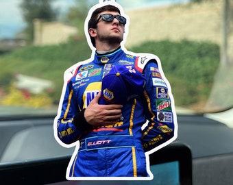 Chase Elliott Pose Car Air Freshener / Perfect for Sports Lovers / Motorsport Racing