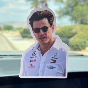 Toto Wolff Car Air Freshener / Perfect for Sports Lovers / Mercedes