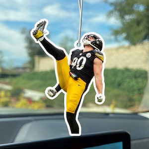 T.J. Watt Car Air Freshener / Perfect for Sports Lovers / Pittsburgh