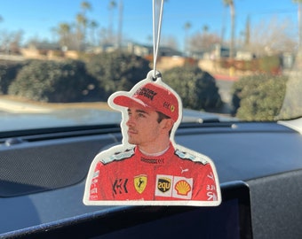 Charles Leclerc Car Air Freshener / Perfect for Sports Lovers / Scuderia