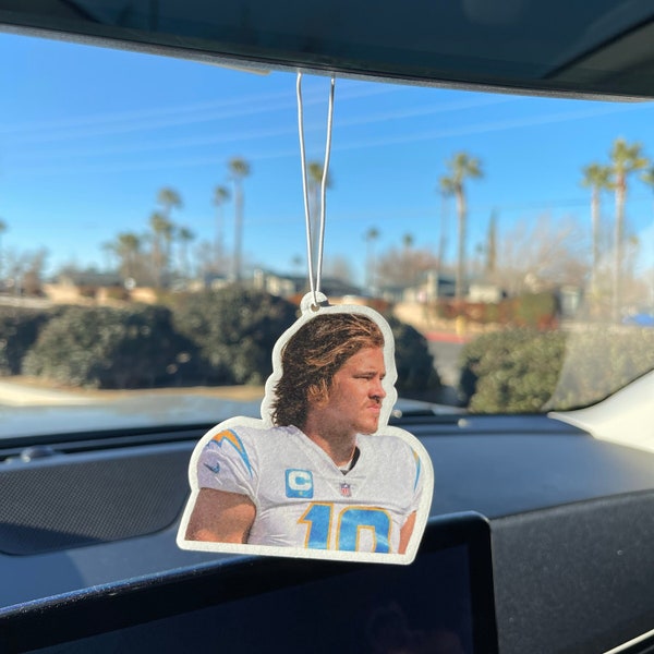 Justin Herbert Car Air Freshener / Perfect for Sports Lovers / LA