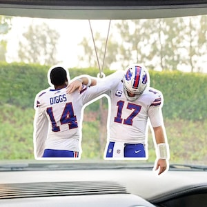 Stefon Diggs / Josh Allen Car Air Freshener / Perfect for Sports Lovers / Buffalo