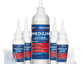Starbond 16 oz. Multi-Purpose Medium- Super Glue (Premium Cyanoacrylate CA Glue)