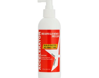 Starbond CA Glue Accelerator (8 Ounce) - Instantly Dries Super Glue