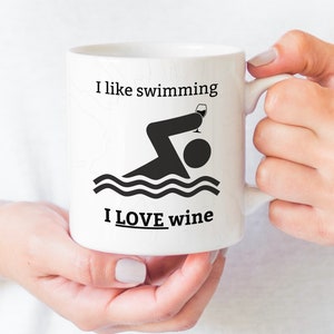 Grappige zwemmok | Wild zwemcadeau | Openwaterzwemmen aanwezig | Grappige cadeaus voor zwemmers