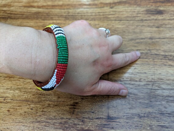 African leather bracelets clearance