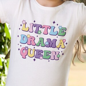 Kids little drama queen t-shirt t-shirt | Children toddler funny tee