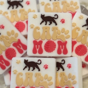 Cat Lover Silicone Focal Beads For Focal Pens and Focal Jewelry DIY Crafts, Bookmark Charms