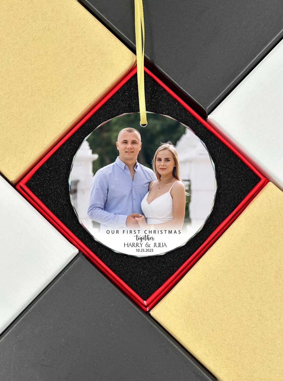 Custom Couples Gift Girlfriend Boyfriend Christmas Gift Our First