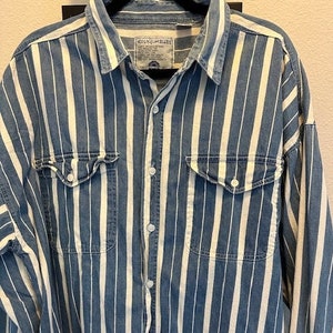 Camicia di jeans a righe Colisseum Blues