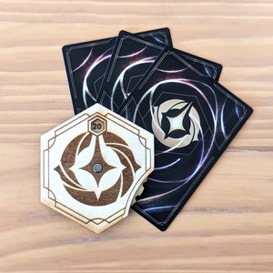 Disney Lorcana Lore Tracker Dial. Unique Hand-Made Wooden Lorcana Lore Counter Spinner.  Excellent Gift For Lorcana Fans
