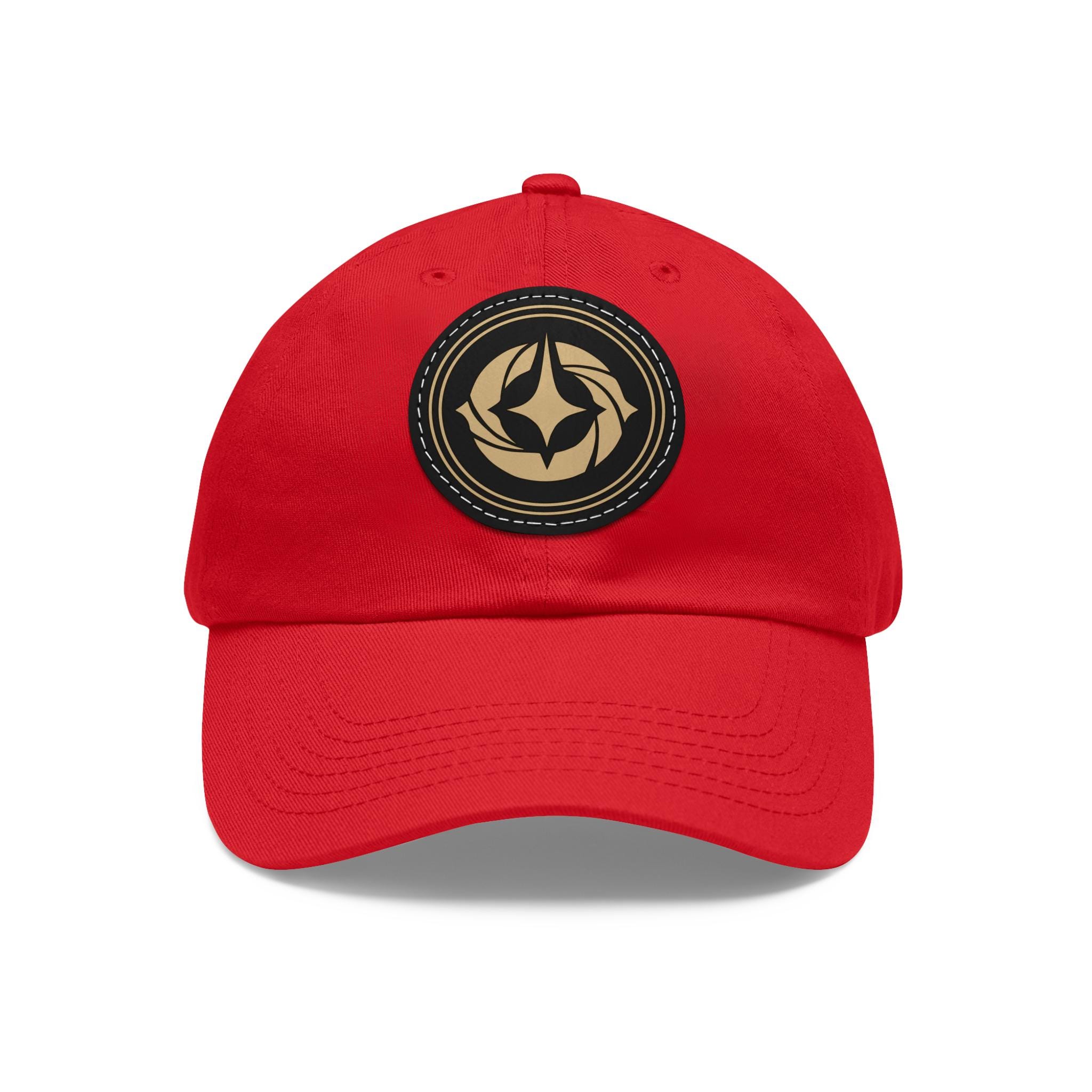 Lorcana Logo Leather Patch Hat - Chino Twill Cotton & PU Leather