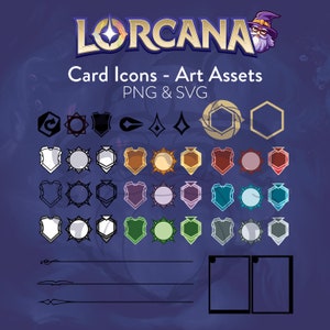 Lorcana Karte Kunst Vektoren Bilder | Digitaler Download - SVG & PNG | Vektor Bilder für Kunstprojekte