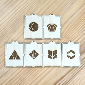 Séparateurs en bois Disney Lorcana | Rareté de la carte | Séparateurs de rangement pour cartes | Organiseurs de taille standard. Excellent cadeau pour les fans de Lorcana.