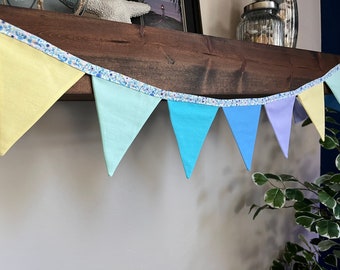 Sherbet Colors Banner, Sherbet Colors Bunting, Pastel Banner, Pastel Bunting