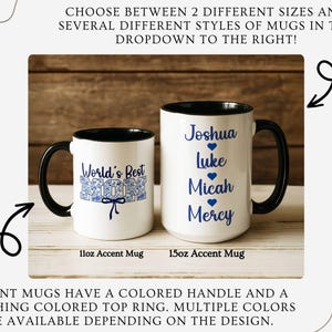 Personalized Family Cup for Mom, Custom Mama Mug, Personalized Mama Mug, Mama Mug with Kid Names, Mug Gift, Personalised Mother's Day Gift image 4