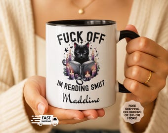 Personalized Funny Reading Smut Readers Mug, Custom BookLovers Gift, Mug, Smut Reader Gift, Smut Gift, Coffee Tea Lovers Gift, Booktok Gift