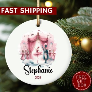 Nutcracker Ornament, Nutcracker Play Ballerina Ornament, Nutcracker Ballet, Sugar Fairy Clara Christmas Gift, Nutcracker Christmas Ornament