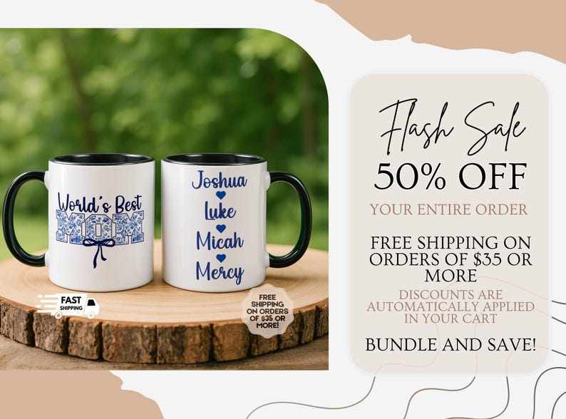 Personalized Family Cup for Mom, Custom Mama Mug, Personalized Mama Mug, Mama Mug with Kid Names, Mug Gift, Personalised Mother's Day Gift image 7