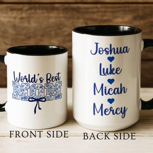 Personalized Family Cup for Mom, Custom Mama Mug, Personalized Mama Mug, Mama Mug with Kid Names, Mug Gift, Personalised Mother's Day Gift image 2
