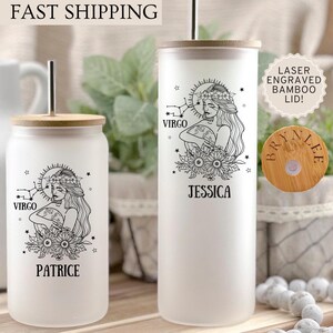 Personalized Virgo Zodiac Cup, Virgo Horoscope, Virgo Star Sign, Virgo Astrology Cup, Virgo Constellation Gift, Virgo Constellation Sign